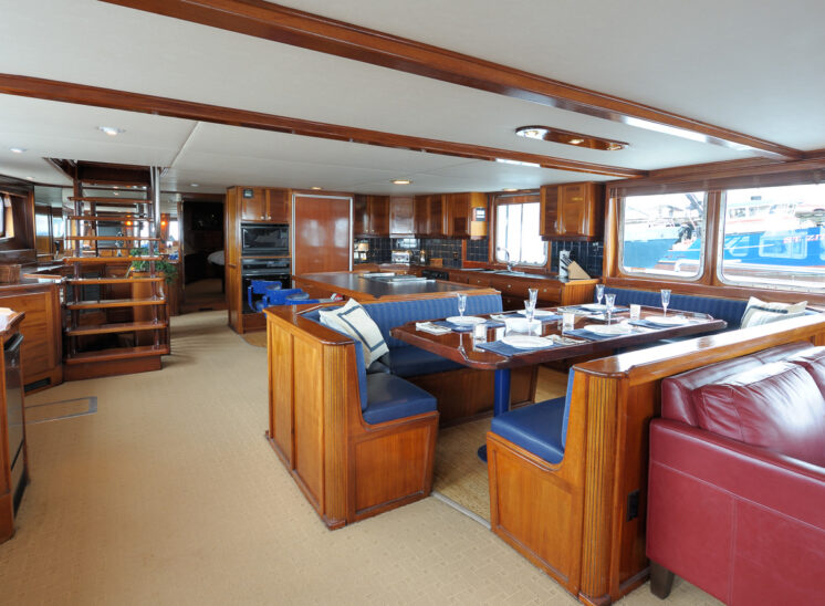 Custom steel-hull private yacht